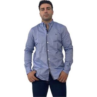 👉 L male blauw Camicia