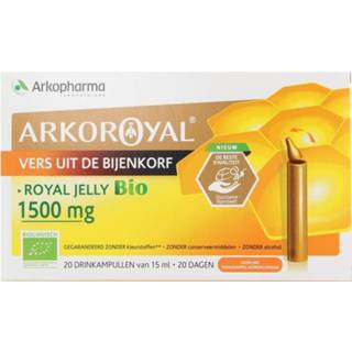 👉 Ampullen fytotherapie Royal jelly 1500 mg bio 8715345003402