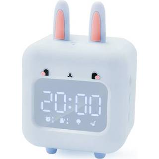 👉 Wekker blauw active kinderen C2106 Naughty Rabbit Muziek Slimme (blauw)