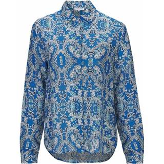 👉 Blous XL vrouwen blauw Lilla Blouse 1647650367245