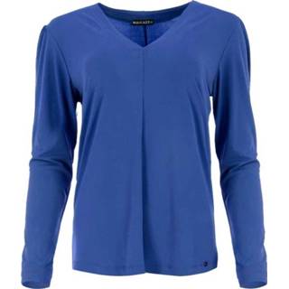 👉 M vrouwen blauw Vevente top Wi21.60.009