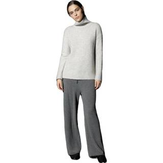 👉 M vrouwen grijs Cashmere Rollkragenpullover