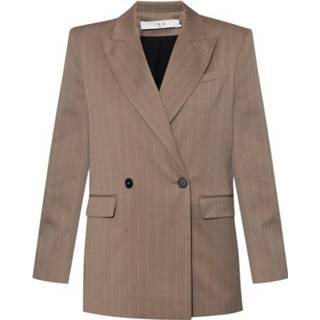 👉 Blazer vrouwen bruin Double-breasted