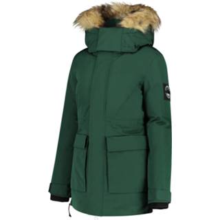👉 Winterjas XS vrouwen Donker Groen Superdry Code Everest Dames 5057847315564
