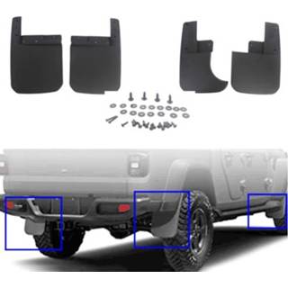 👉 Spatbord active Auto ABS Splash Flappen Spatborden Fender Guard voor Jeep Wrangler JT 2019-2021