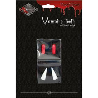 👉 Active Enge dracula tanden met twee bloedcapsules 8712364742671