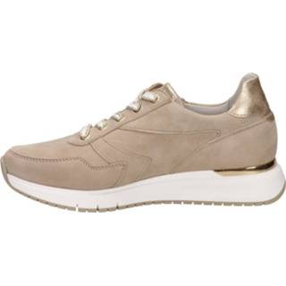 👉 Lage sneakers suède vrouwen beige Gabor 8720251442320 872025144232