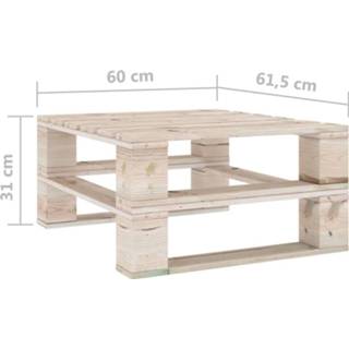 Terrastafel grenenhout active Tuintafels 2 st pallet geïmpregneerd 8720286299357