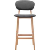 👉 Barkruk grijs stof active Barkrukken 2 st lichtgrijs 8719883987521