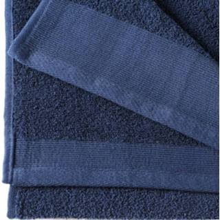 👉 Handdoek marineblauw katoen active Handdoeken 5 st 450 g/m 50x100 cm 8719883871516