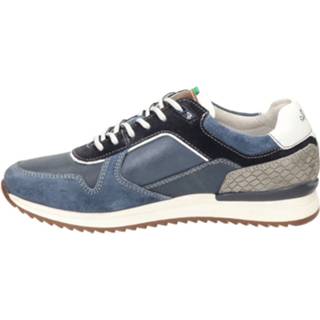👉 Lage sneakers glad leer men blauw Australian Florian 8720251437883 872025143792