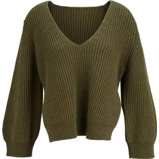 👉 M vrouwen groen Strickpullover