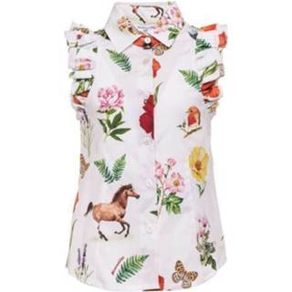 👉 Vrouwen wit Camicia popeline country 113305