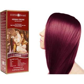 👉 Haar kleuring active Surya Brasil Henna Haarverf Cream Marsala (70 ml) 7896544721265
