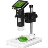 👉 Microscoop active 500X zoomvergroter 3MP beeldsensor USB digitale met 2,5 inch scherm en 8 LED&professionele standaard, ondersteuning TF-kaart