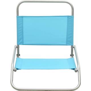 Strandstoel active turkoois stof Strandstoelen 2 st inklapbaar turquoise 8720286073216