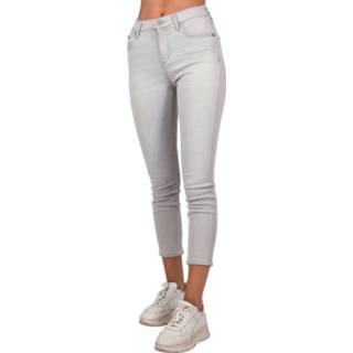 👉 Skinnyjeans W30 W24 vrouwen grijs Rocket Crop Mid Rise Skinny jeans