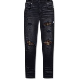 👉 Skinnyjeans W33 W29 W32 W36 W30 W34 male zwart MX1 Plaid skinny jeans