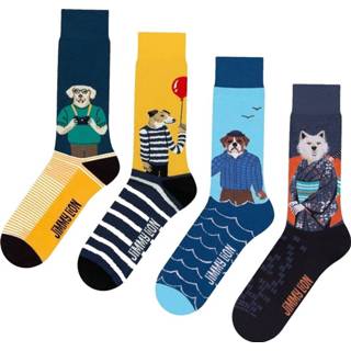 👉 Sock male oranje Socks Dog Days Pack -41-46