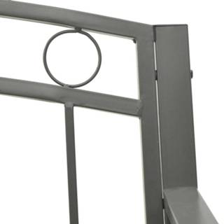 👉 Tuinbank grijs staal active 125 cm 8720286107065