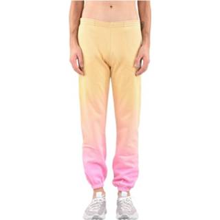 👉 L male roze Pantaloni tie dye in felpa