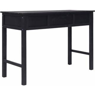 👉 Wand tafel hout active zwart Wandtafel 110x45x76 cm 8719883669298
