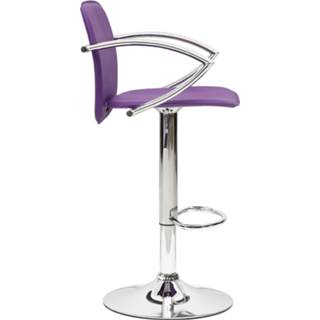 👉 Barkruk kunstleer active paars Barkrukken 2 st 8720286142189