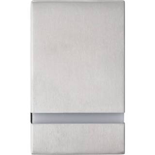 Buitenwandlampen 2 st 35 W rechthoekig zilverkleurig