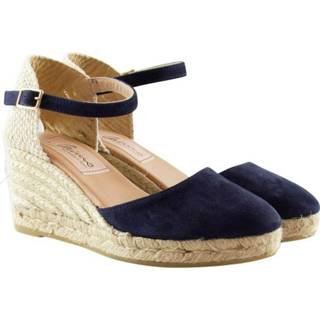 👉 Vrouwen blauw Obi Wedges