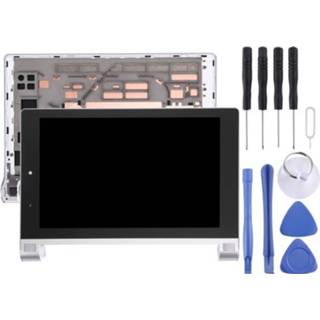 👉 Digitizer zilver active Lcd-scherm en volledige montage met frame voor 8 inch Lenovo YOGA Tablet 2 830 / 830f (zilver)