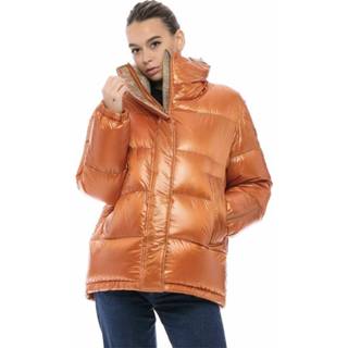 👉 Downjacket l vrouwen oranje Down jacket