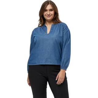 👉 Vrouwen blauw Cia bluse -