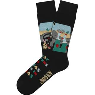 👉 Sock male zwart Road Trip Socks
