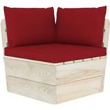 👉 Active vurenhout 5-delige Loungeset met kussens pallet 8720286274019