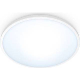 👉 Plafondlamp wit WiZ SuperSlim ⌀24,2cm 14W 8719514337978