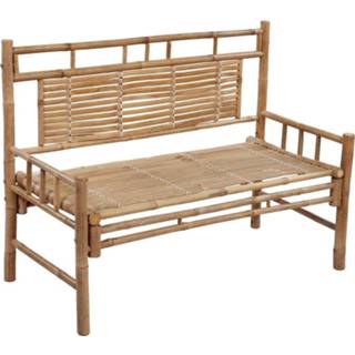 👉 Tuinbank active bamboe met kussen 120 cm 8720286278017