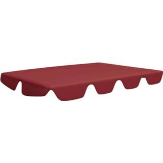 Schommel bank active wijnrood Vervangingsluifel voor schommelbank 150/130x70/105 cm 8720286116180