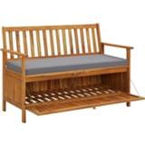 👉 Acaciahout active Tuinopbergbank 120 cm massief 8720286107690