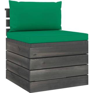👉 Grenenhout active 2-delige Loungeset met kussens pallet massief 8720286255889