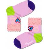 👉 Sock roze uniseks Happy Socks - Kid's Poodle Multifunctionele sokken maat 12-24 Months, 7333102512762