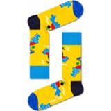 👉 Sock uniseks oranje blauw Happy Socks - Island In The Sun Multifunctionele sokken maat 36-40, oranje/blauw 7333102518924