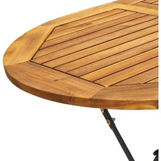 👉 Terrastafel acaciahout active Tuintafel ovaal 160x85x74 cm massief 8720286151877