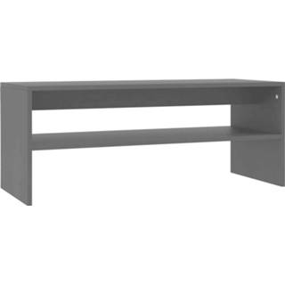 Salontafel 100x40x40 cm spaanplaat zwart