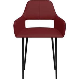 👉 Eetkamerstoel wijnrood kunstleer active Eetkamerstoelen 2 st 8720286050545