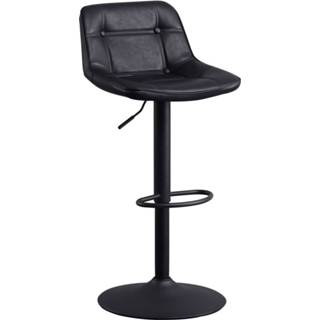 Barkruk zwart kunstleder Dimehouse Industriële Keston - Premium 8720239804225