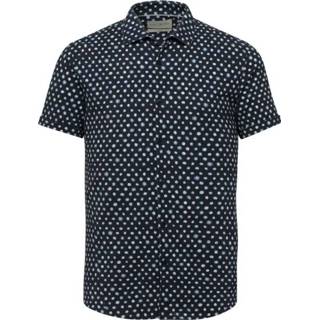 👉 Shirts korte mouw XL male blauw Short sleeve shirt