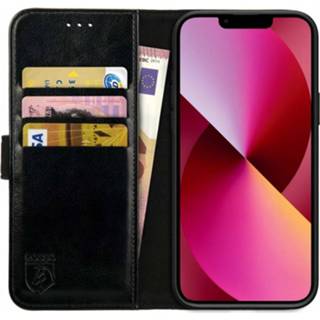 👉 Portemonnee zwart Apple iPhone 13 Wallet Case met Stand kopen? 8719828758827