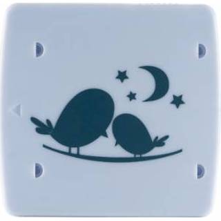 👉 Wit blauw Reer Lamp Night Guide lichtblauw - 4013283520208