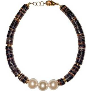 👉 Halsketting onesize vrouwen beige Collier Flora