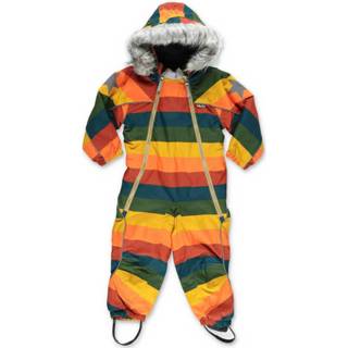 👉 Jumpsuit multicolor nylon unisex oranje Pysis ski with hood